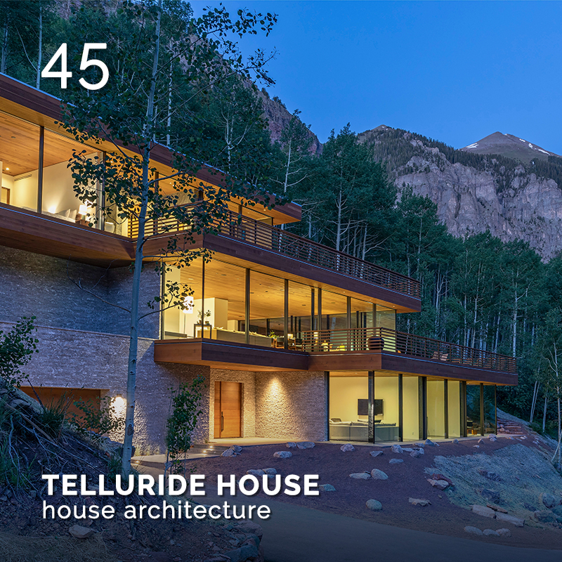 Glamour Affair Vision N. 17 | 2021-09.10 - TELLURIDE HOUSE house architecture - pag. 45