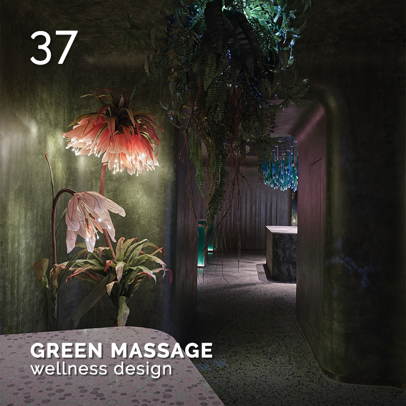 Glamour Affair Vision N. 21 | 2022-05.06 - GREEN MASSAGE wellness design - pag. 37