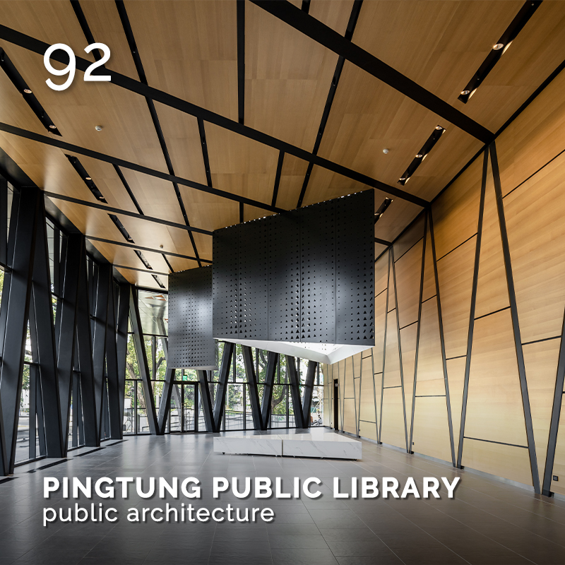 Glamour Affair Vision N. 23 | 2022-09.10 - PINGTUNG PUBLIC LIBRARY public architecture - pag. 92