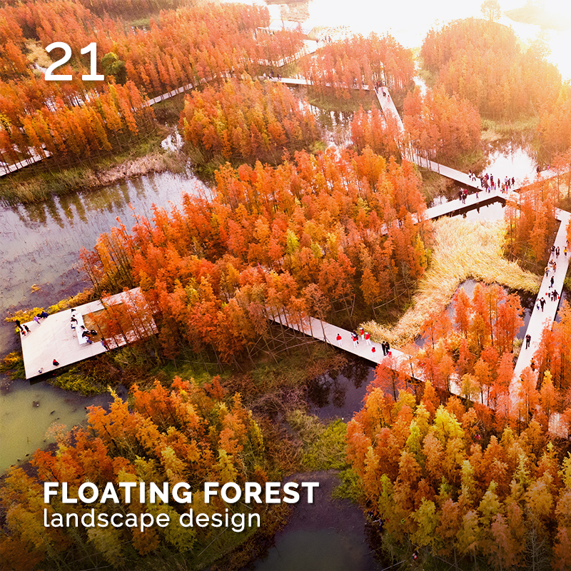 Glamour Affair Vision N. 25 | 2023-01.02 - FLOATING FOREST landscape design – pag. 21