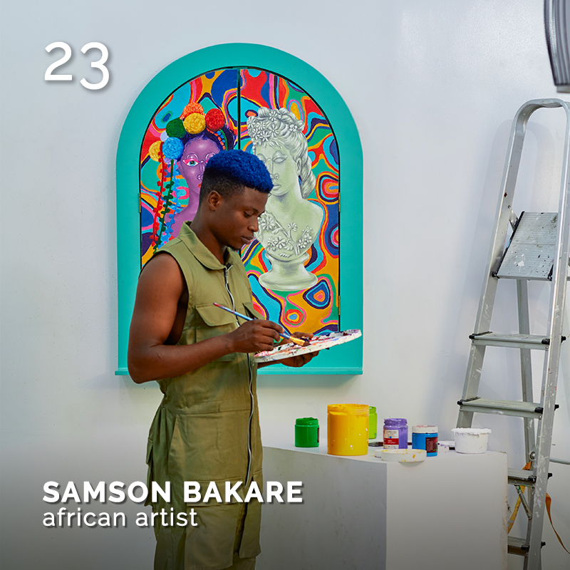 Glamour Affair Vision N. 26 | 2023-03.04 - SAMSON BAKARE african artist – pag. 23